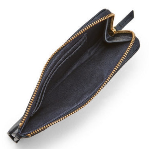 NWT FOSSIL PHONE SLIDE Navy Wallet Phone Case - Picture 2 of 2